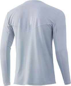 UPF 50 Unisex <b>Men</b> Women Long Sleeve <b>Navy</b> Blue Fishing Shirt with Mask UV Neck Gaiter <b>Hoodie</b> Anti-Bacterial Front OEM Service - Product Image 4