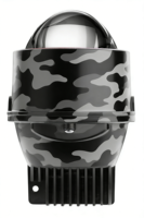 Phare antibrouillard LED BILED 3 couleurs pour voitures, phare antibrouillard LED BILED étanche de 3,0 pouces, phare antibrouillard haute luminosité étanche, lentille de projecteur