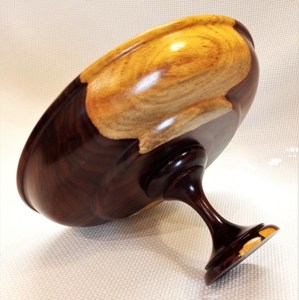 Produit de haut niveau Piédestal en bois d'acacia personnalisé de haute qualité fabriqué à la main Bol à fruits classique et sans danger pour les aliments à prix réduit - Product Image 4