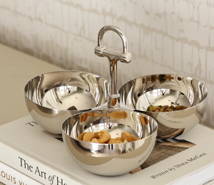 Cuencos de dátiles vidriados indios modernos, cuenco de nueces y fruteros, diseño árabe - Product Image 5