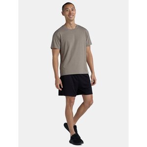 เสื้อยืดคอกลมสำหรับผู้ชายสีดำและสีขาวสีเทากรมท่าเบาพิเศษแห้งเร็วระบายอากาศได้ดี - Product Image 3