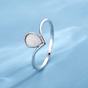 Componente de Joyería Conmemorativa de Plata de Ley 925 de Alta Calidad, Forma de Lágrima de 4x6mm, para Guardar Leche Materna o Cenizas, para DIY - Product Image 2