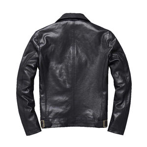 Design personnalisé Vente en gros Veste en cuir mode personnalisée de haute qualité Veste en cuir pour hommes - Product Image 6