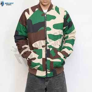 แจ็กเก็ตมีฉนวนกันลมระบายอากาศได้ดีเป็นมิตรกับสิ่งแวดล้อมลายพรางต้นไม้จริง OEM ออกแบบได้เองสำหรับผู้ชายเสื้อล่าสัตว์โลโก้ด้านหน้า - Product Image 2
