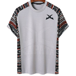 Offre Spéciale XAPATA SPORTS T-shirts Décontractés pour Hommes 100% Coton Molletonné Manches Courtes Coupe Ample 180g Séchage Rapide Respirant Col Rond Fabrication Usine - Product Image 1