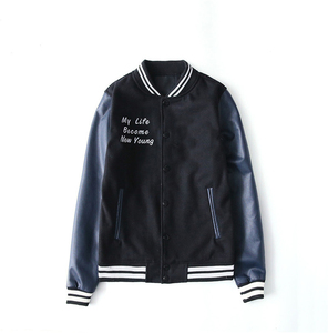 Custom <b>Wool</b> Varsity Jackets with Chenille Embroidery Streetwear Baseball Style Patched New Arrival Vintage Leather Sleeves - Product Image 4