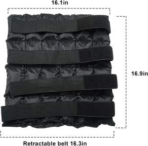 Bandage de protection pour les jambes d'équitation personnalisable, bottes de glace bleues pour chevaux, enveloppes pour les pieds de cheval - Product Image 2