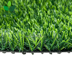 Gazon synthétique perméable personnalisable sans boue, tapis d'herbe artificielle pour parc public, cour d'école - Product Image 1