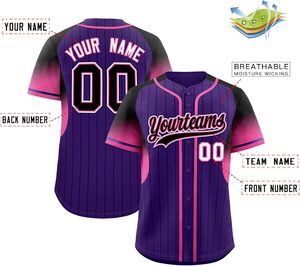 Maillot de baseball Elite Cut avec boutons pour jeunes Chemise de softball personnalisée Séchage rapide Maille brodée Nom Tackle Twill USA Design - Product Image 2
