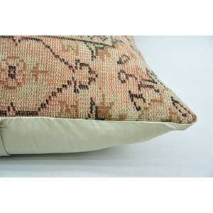 Oreiller en laine Patchwork Kantha Beige de luxe 32x32 pouces tissé Design moelleux Vintage Portable pour la literie et l'utilisation du sol - Product Image 4