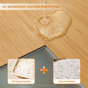 แผ่นปูพื้น PVC 6มม. ดูเรียบง่ายสำหรับโรงแรมพื้นไม้กระดานไวนิล - Product Image 3