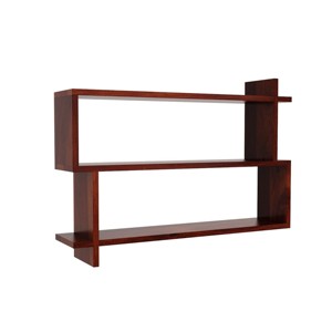 Estante de almacenamiento de montaje en pared de madera tallada con abrigo floral de madera redonda marrón para sostener macetas hermoso arte de pared-¡Compre ahora! - Product Image 6