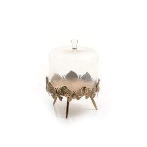 Support de gâteau en métal/verre de conception nordique moderne antiadhésif fait à la main de haute qualité pour l'affichage de gâteaux plateaux à cupcakes boulangers - Product Image 5