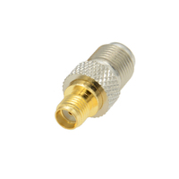 Conector Coaxial Recto SMA Hembra a F Hembra, 50 OHM, 0-6GHz, Aplicación y Adaptador de RF