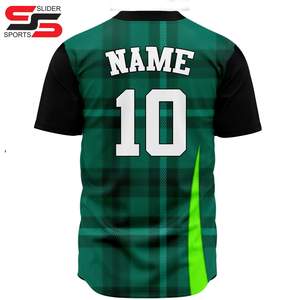 Maillot de baseball personnalisé chemises de baseball cousues uniforme de sport hommes femmes garçons sports d'équipe tenue décontracté - Product Image 4