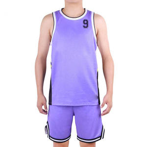 Ensemble de maillot et short de basket-ball, léger, respirant, séchage rapide, vêtements de sport athlétiques pour l'entraînement et la compétition d'équipe - Product Image 6