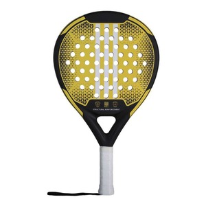 Raquette de padel professionnelle en fibre de carbone avec noyau en EVA |   Raquette de padel Diamond Round Teardrop |   Raquette de padel personnalisée avec logo OEM - Product Image 1