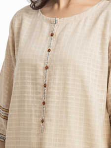 2025-26 nouvelle collection pour femmes couleur unie impression personnalisée 2 pièces costumes Shalwar Kameez formelle porte des vêtements pakistanais OEM - Product Image 4