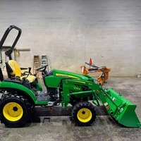 Mini Tractor John Deere 120R de 30 HP con Motor Probado e Inspeccionado en Alemania para un Bajo Número de Horas de Trabajo