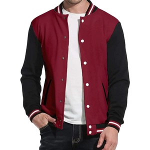 Sweat-shirt veste pour homme, coupe ajustée, col montant, fermeture éclair, imprimé, 100% coton, épais, chaud, imperméable, respirant, printemps - Product Image 1