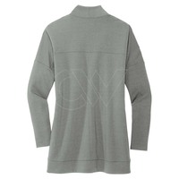 Cardigan long en laine tricotée décontracté pour femme, idéal pour l'hiver