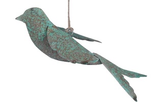 ORNEMENTS SUSPENDUS DE VACANCES DE FESTIVAL DÉCORATION D'ARBRE DE NOËL ORNEMENT EN MÉTAL OISEAU POUR LA FÊTE ET L'USAGE DÉCORATIF FESTIF - Product Image 5