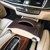 Boîte à mouchoirs en cuir PU en forme de voiture avec logo personnalisé et options de couleur pour usage hôtelier