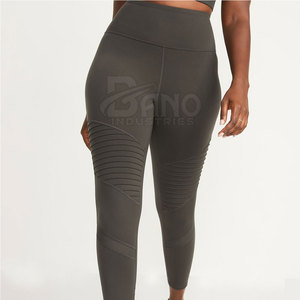 Leggings de tejido de punto transpirables de cintura alta/Baja elásticos de secado rápido de diseño personalizado para mujer más vendidos al por mayor - Product Image 5
