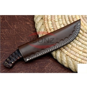 ISONZ Gaine en cuir personnalisée en gros pour couteau pliant et hache avec boucle de ceinture Support OEM - Product Image 1