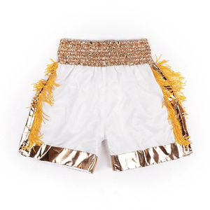 Shorts unisexes décontractés à taille mi-haute avec votre logo, séchage rapide, respirant, en spandex/polyester 220g, pour arts martiaux, salle de sport, Muay Thai - Product Image 4