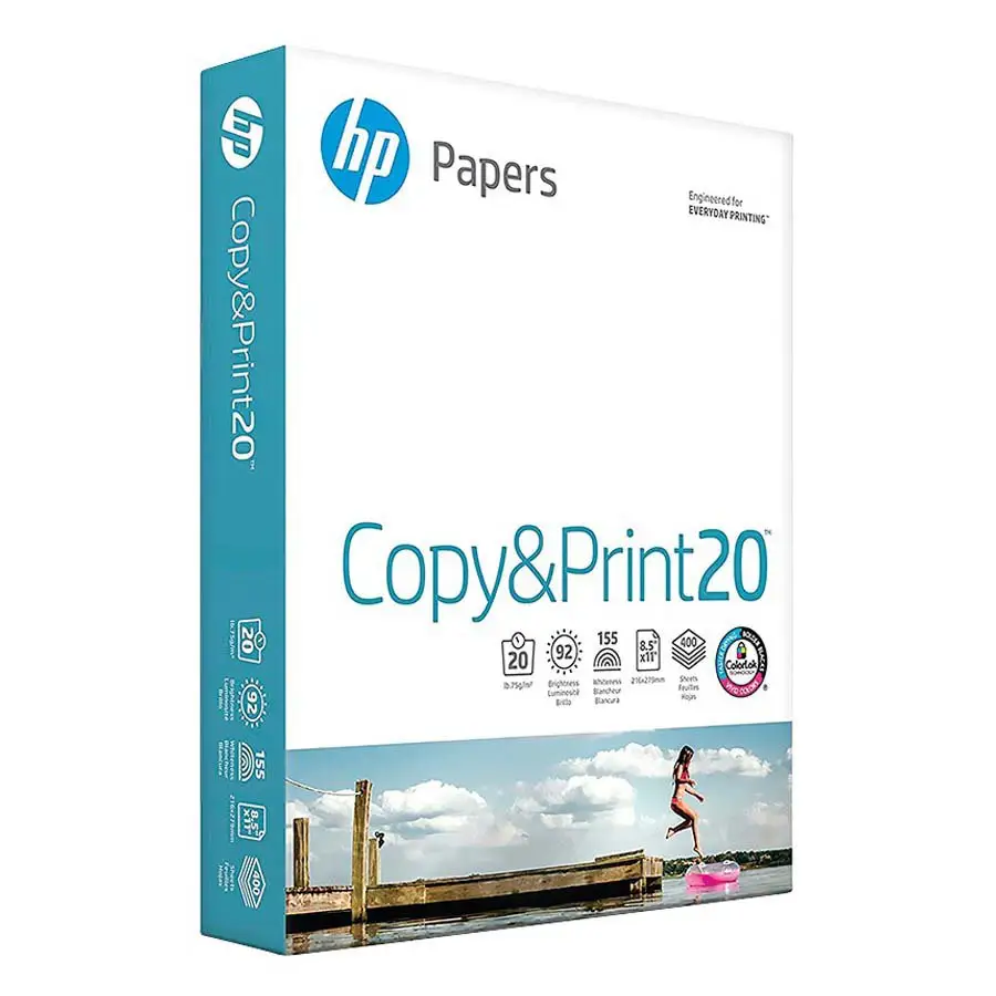 High Quality H P Copy Paper A4 paper 70g/80g/75g for laserjet / inkjet for mulitipurpose use 5 reams per box