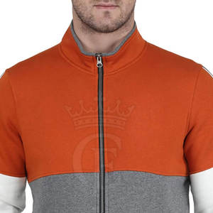 Venta al por mayor de calidad superior de los hombres chándal de diseño personalizado patrón sólido en la temporada de invierno de contraste de color con característica ecológica - Product Image 5