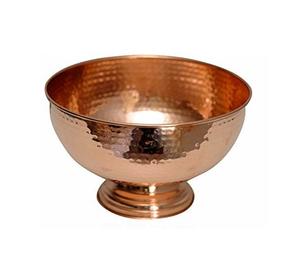 Bol à salade en cuivre avec une forme ronde de qualité supérieure, bol à mélanger les aliments pour un usage domestique et en restaurant - Product Image 3