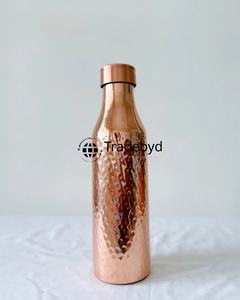 Elegant <b>copper</b> <b>bottle</b> made for pure hydration inspired by traditional ayurvedic water drinking Tradebyd - Product Image 2