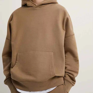 Sudadera con Capucha de Moda para Hombre, Gruesa, de Forro Polar, con Cierre, para Invierno, Personalizada, 100% Algodón, con Hombros Caídos - Product Image 4