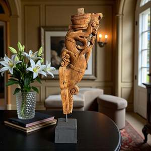 Soporte de Madera Antiguo para Conectores y Soportes de Estantes - Product Image 2