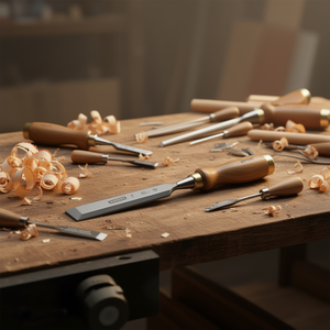 Juego de Cinceles de Escultor Stanley con Mango de Madera para Artistas y Artesanos - Product Image 3