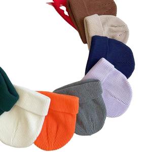 Gorro Jacquard con logotipo personalizado, gorros de invierno para hombres y mujeres, gorro cálido de punto de Color sólido, 100 por ciento de algodón, nuevo estilo cómodo - Product Image 6