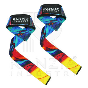Ajustable gimnasia Fitness levantamiento de pesas algodón Camo sublimado gimnasio levantamiento de pesas Powerlifing muñequera correas para la venta - Product Image 2