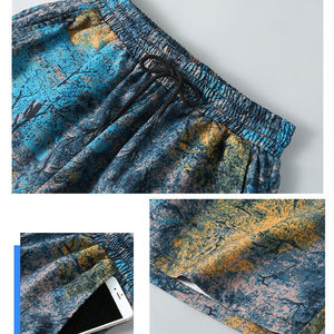 Pantalones cortos de playa hawaianos de tamaño personalizado para hombre, ropa informal estilo Hip Hop, estampado Tie-Dye de talla grande 6XL, pantalones cortos de verano para hombre, técnica sublimada - Product Image 5