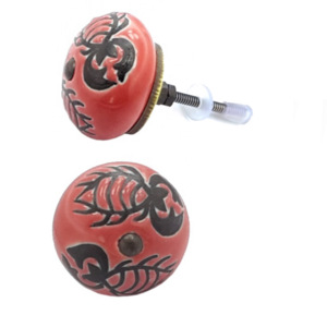 Boutons de tiroir en céramique au design rustique moderne poignée et traction pour armoire cuisine chambre salle de bain salon - Product Image 2