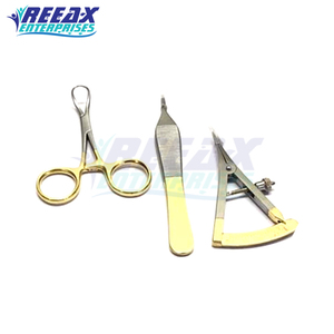 Juego Básico de Acero Inoxidable Reutilizable de Alta Calidad con Certificación CE para Cirugía Plástica y Operaciones Médicas por REEAX ENTERPRISES - Product Image 5