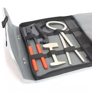 Horshi Kit d'outils de coupe de sabot de cheval et d'âne robuste de 9 pièces Ensemble d'outils de maréchal-ferrant pour produits de soin des chevaux - Product Image 6