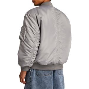 แจ็กเก็ตบอมเบอร์ผ้าโพลีเอสเตอร์กันน้ำน้ำหนักเบาเป็นมิตรกับสิ่งแวดล้อมมีสไตล์ปักด้านหน้าสำหรับฤดูหนาว - Product Image 5