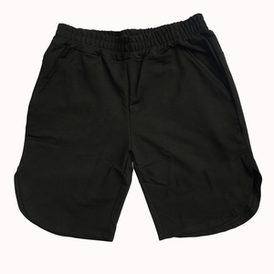 Short de plage d'été en tricot de 5 pouces pour hommes Quick Dry Gym Jogger Taille élastique Logo personnalisé Impression solide Sports décontractés - Product Image 4