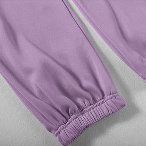 Logo personnalisé sweat-shirt pantalons de survêtement 2 pièces/ensemble vêtements de sport pour hommes Gym Fitness hauts et pantalons de jogging taille élastique fermeture ensembles Style - Product Image 4