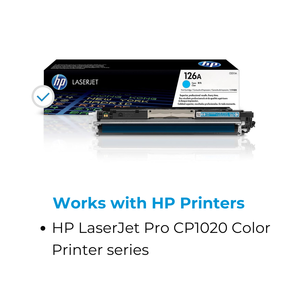 Cartucho de Tóner Cian Original HP para LaserJet 126A (CE311A) Modelo CE285A - Product Image 4