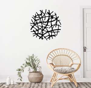 Art mural en métal moderne, Art mural en métal de style moderne et luxueux, Grande décoration murale, Décoration intérieure minimaliste, Cadeau de fête des mères - Product Image 2