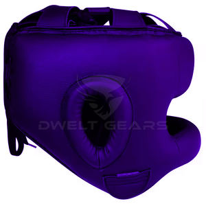 ชุดชกมวยหนังสำหรับผู้ชายแบบพกพา, ชุดป้องกันศีรษะแบบเต็มหน้าสำหรับผู้ชาย - Product Image 4