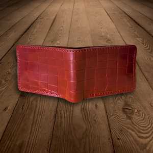 Portefeuille Homme en Cuir Véritable Motif Alligator, Fermeture Pliante Complète, Durable, Fin et Élégant - Product Image 3